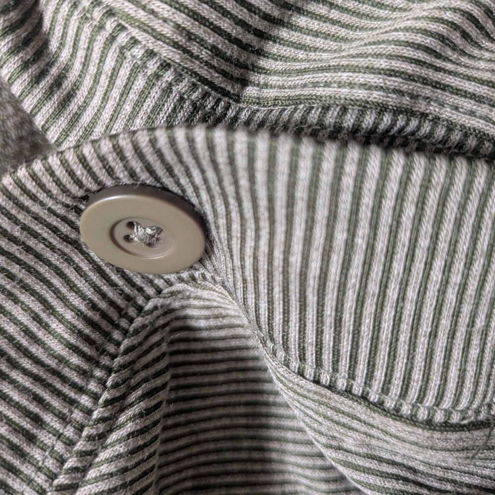 Colsie Olive Striped Top